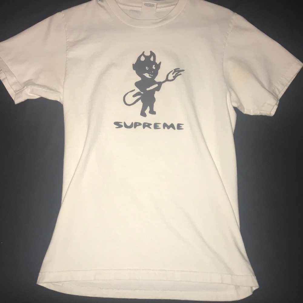 White Supreme Devil T-shirt